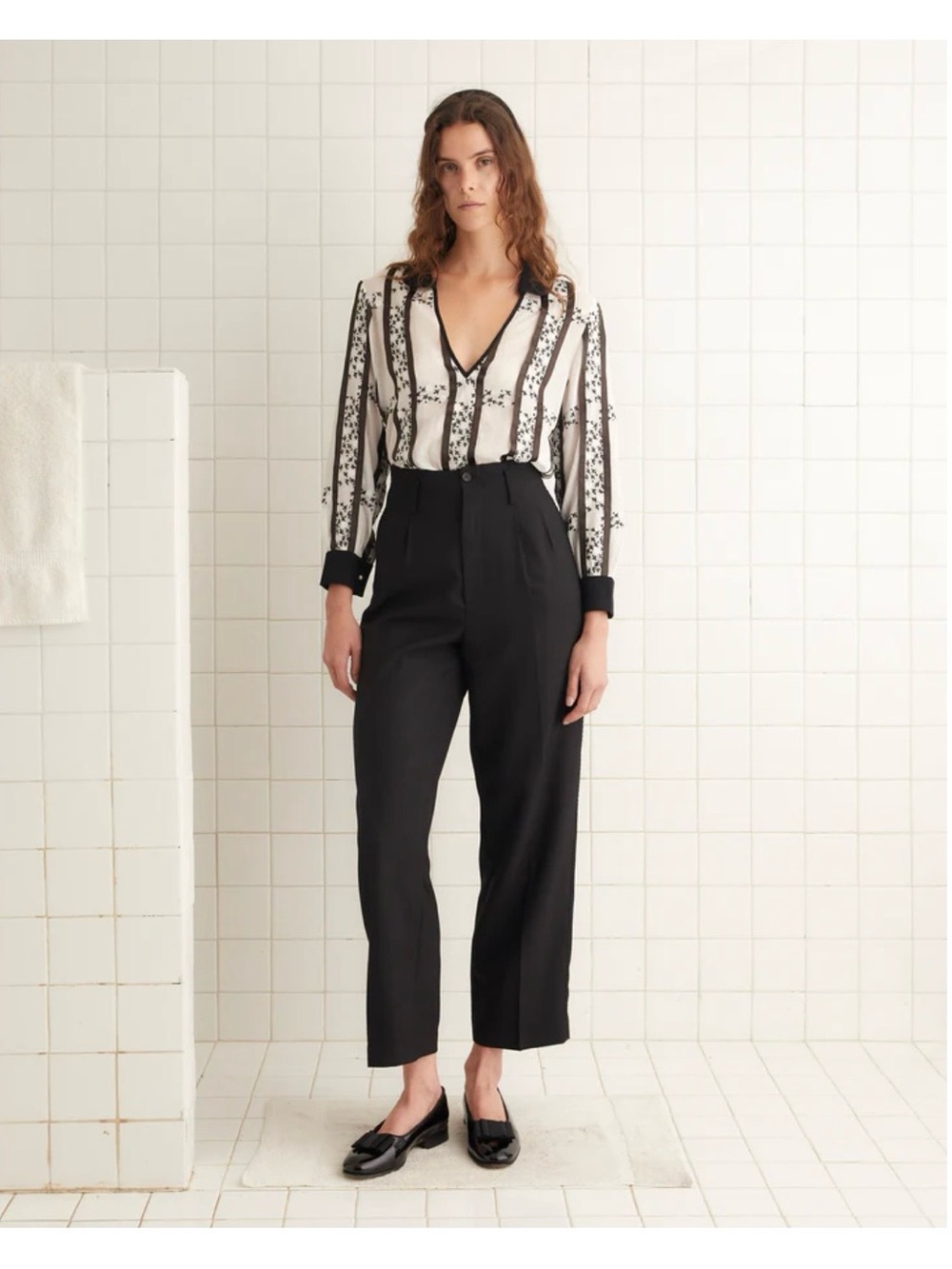 Bode Tuxedo ribbon Murray Trousers